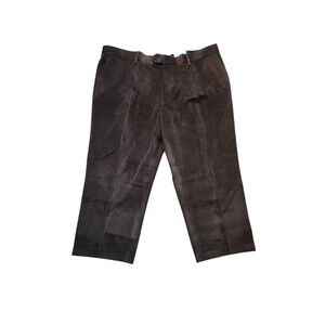 Haines & Bonner Of London Small Wale Corduroy Pants Mens 52 Reg Brown Preppy